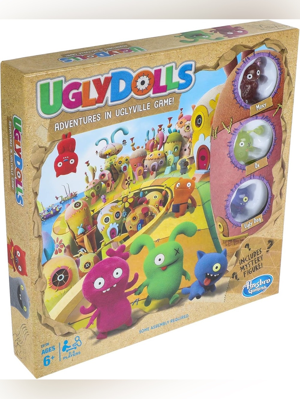 Ugly Dolls Board game Uglyville Moxy Ox Ugly Dog Hasbro Gaming